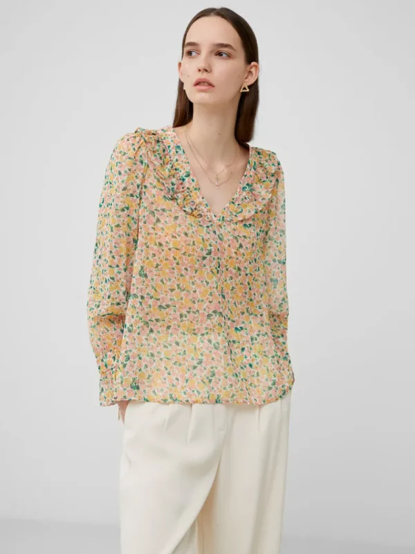 FRENCH CONNECTION Women's Shirts | Tops<Aleezia Hallie Crinkle Shirt Pear