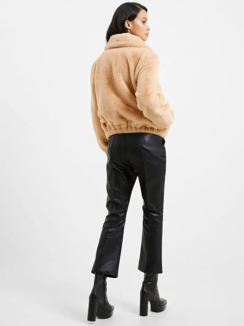FRENCH CONNECTION Sale<Avi Iren Faux Fur Jacket ToastedAlmond