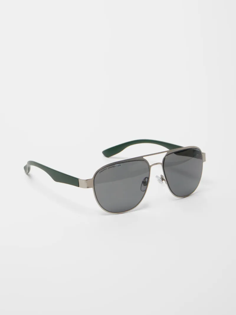 FRENCH CONNECTION Sunglasses<Aviator Sunglasses Gunmetal