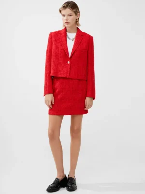 FRENCH CONNECTION Women's Suits | Co-ords<Azzurra Tweed Mini Skirt RoyalScarlet