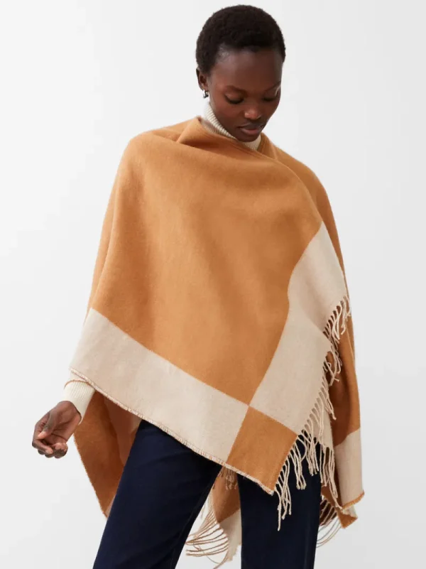 FRENCH CONNECTION Scarves<Blanket Scarf Camel/Oatmeal