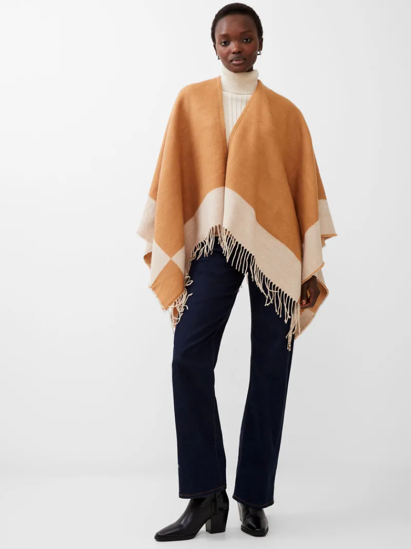 FRENCH CONNECTION Scarves<Blanket Scarf Camel/Oatmeal