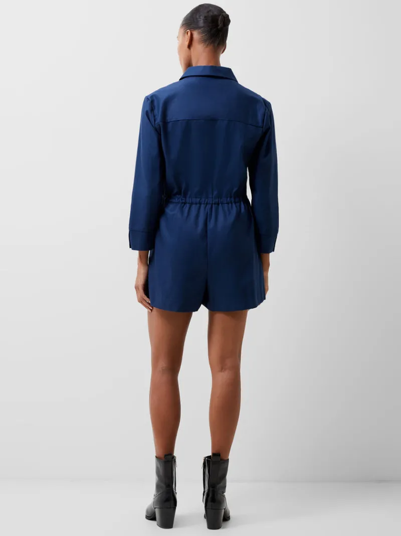 FRENCH CONNECTION Jumpsuits & Playsuits<Bodie Blend Playsuit MidnightBlue