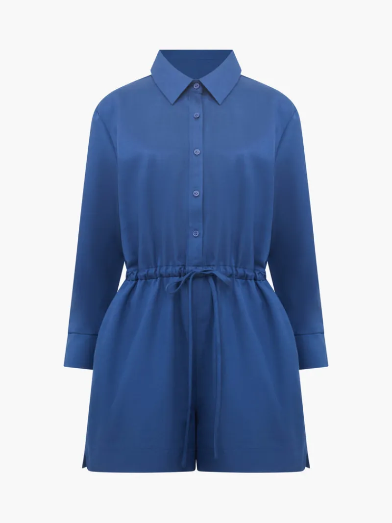 FRENCH CONNECTION Jumpsuits & Playsuits<Bodie Blend Playsuit MidnightBlue
