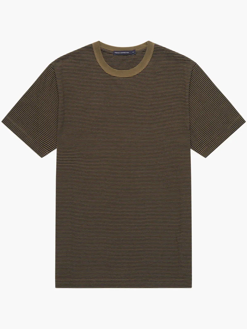 FRENCH CONNECTION Sale | T-Shirts & Polo Shirts<Bolt Stripe T-Shirt IvyMulti