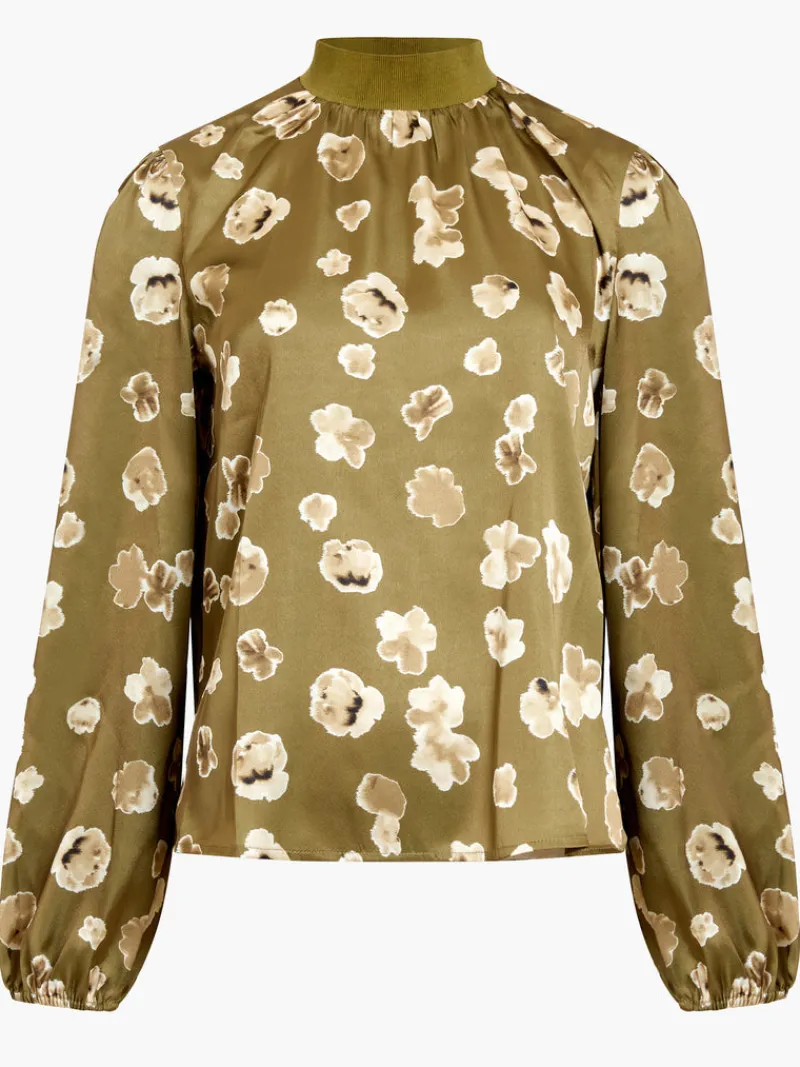 FRENCH CONNECTION Sale<Bronwen Aleeya Satin Top Nutria