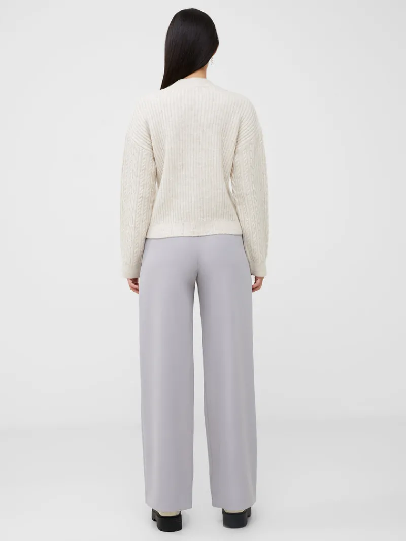FRENCH CONNECTION Sale<Cable Knit Arm High Neck Jumper OatmealMel