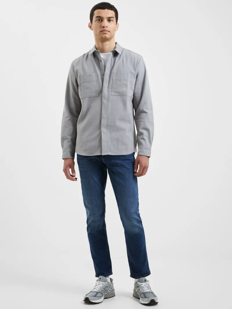FRENCH CONNECTION Sale | Men's Shirts<Canvas Duo Pocket Shirt SleetGrey