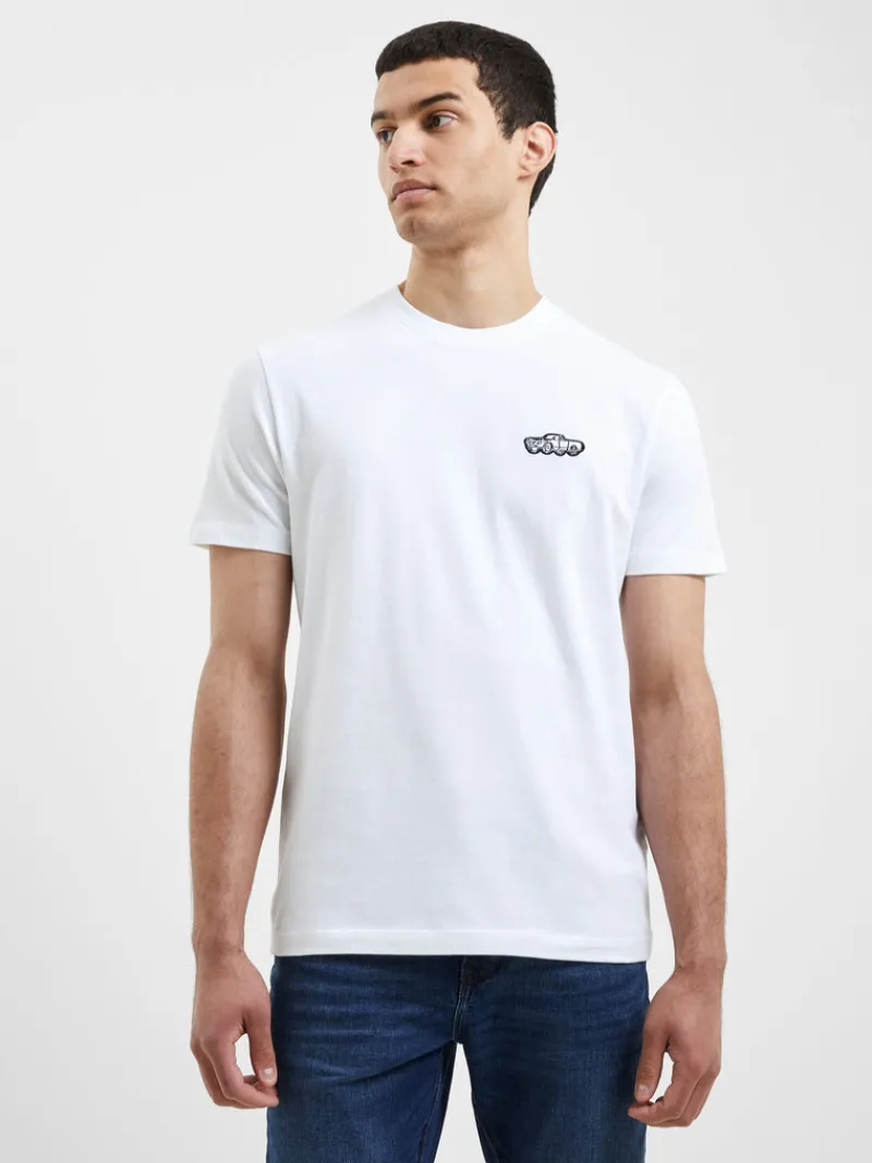 FRENCH CONNECTION T-Shirts & Polo Shirts<Car Badge T-Shirt LinenWhite