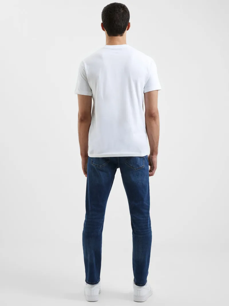 FRENCH CONNECTION T-Shirts & Polo Shirts<Car Badge T-Shirt LinenWhite