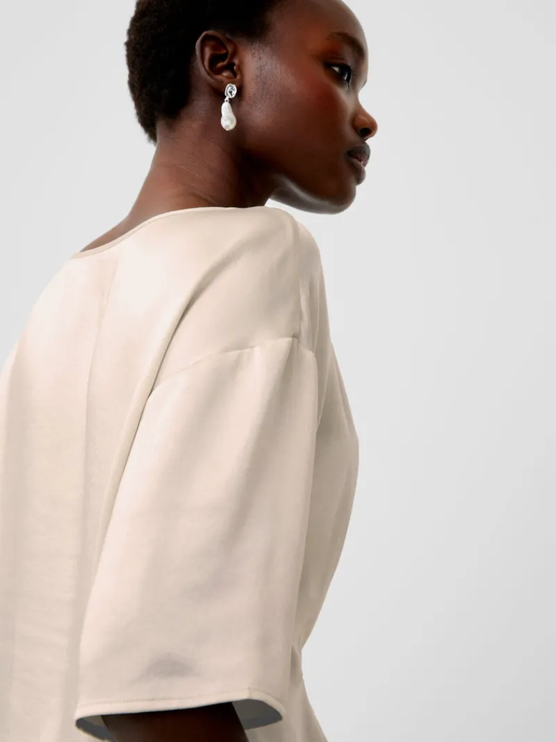 FRENCH CONNECTION Tops<Chloetta Recycled Top SilverLining