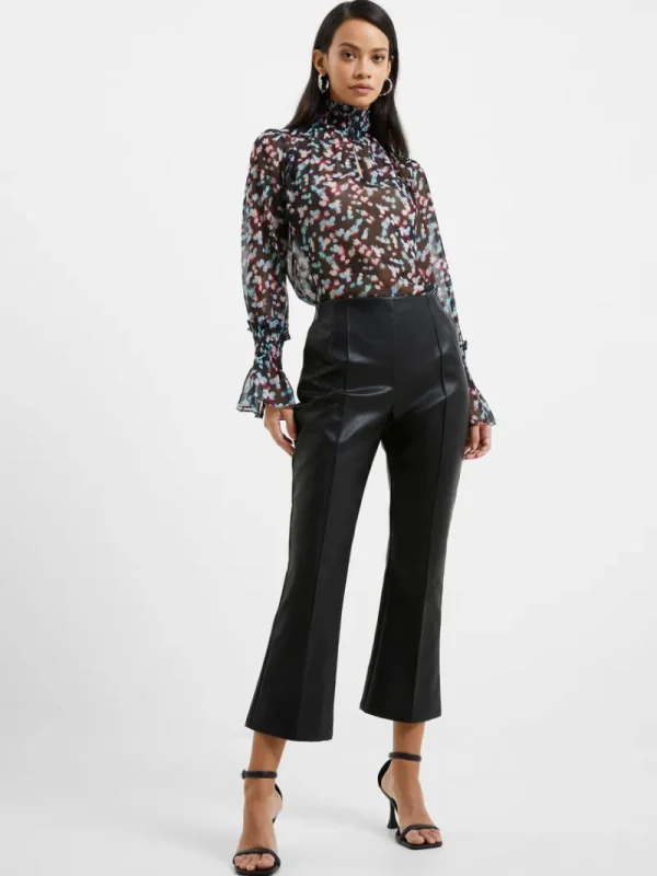 FRENCH CONNECTION Sale<Claudia PU Stretch Trousers Blackout