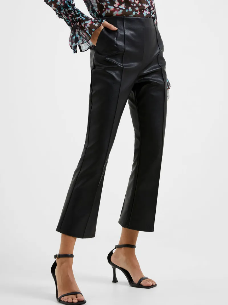 FRENCH CONNECTION Sale<Claudia PU Stretch Trousers Blackout