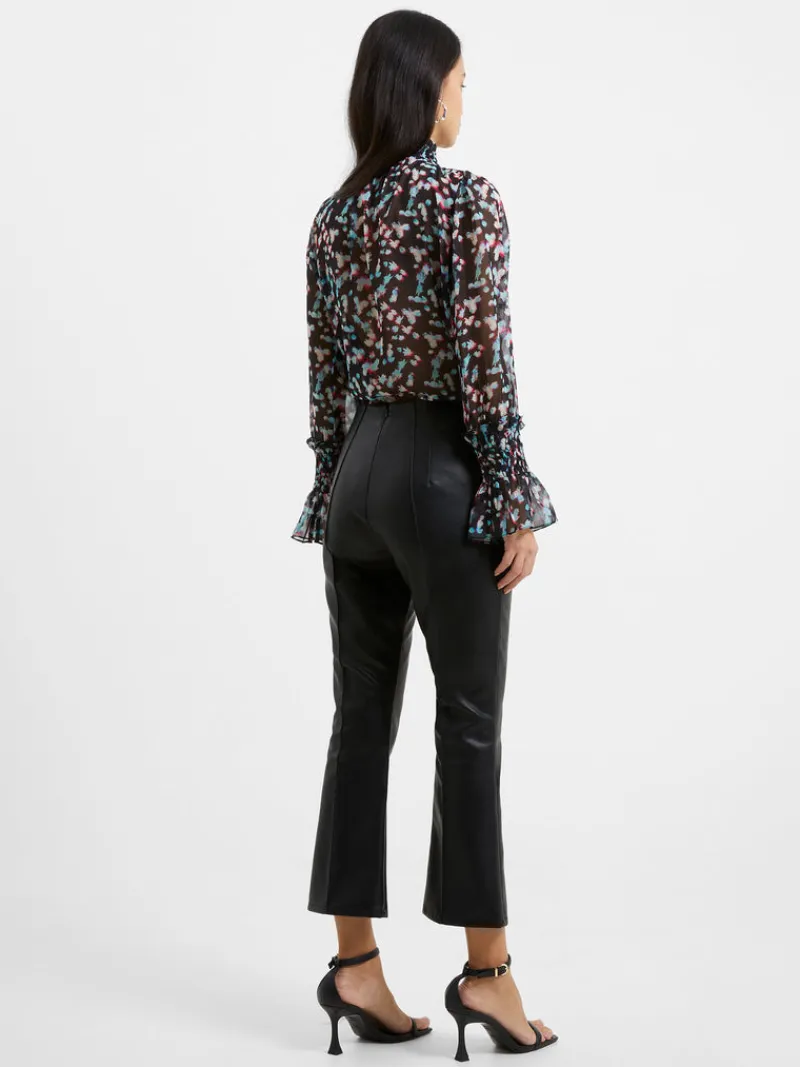 FRENCH CONNECTION Sale<Claudia PU Stretch Trousers Blackout