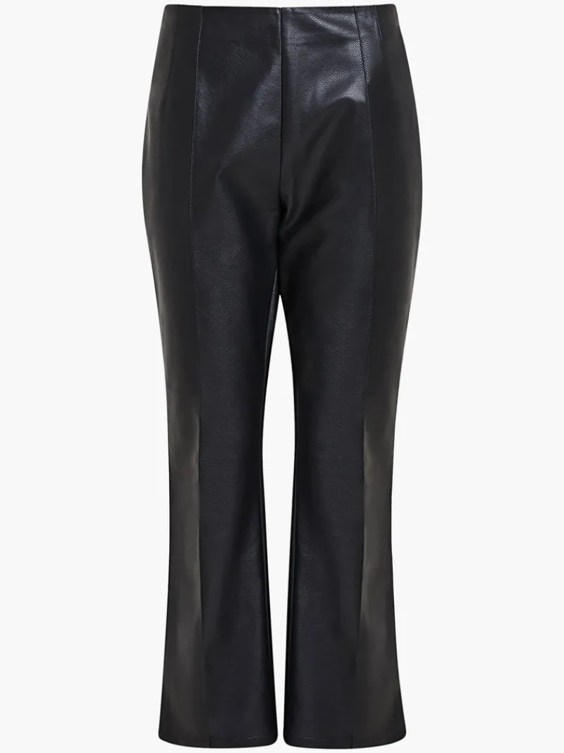FRENCH CONNECTION Sale<Claudia PU Stretch Trousers Blackout