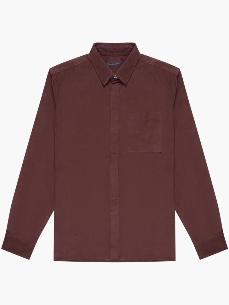 FRENCH CONNECTION Men's Shirts | Sale<Cord Shirt Truffle