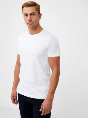 FRENCH CONNECTION T-Shirts & Polo Shirts<Crew 081 T-Shirt White