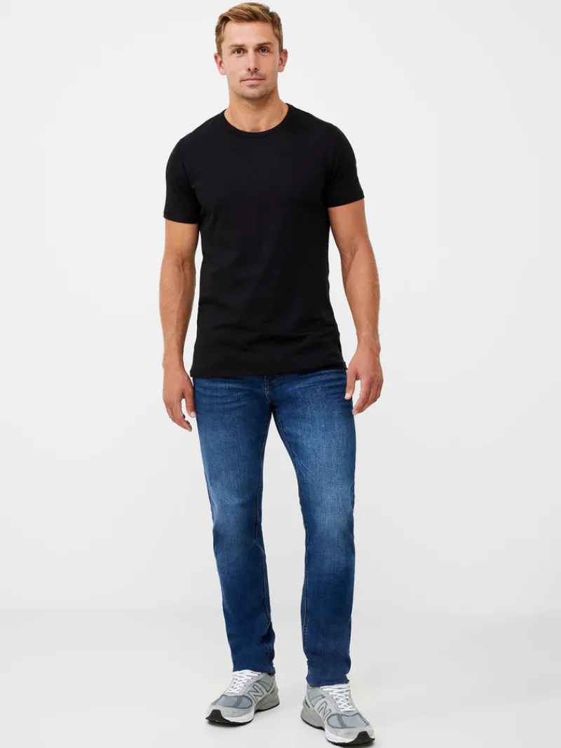 FRENCH CONNECTION T-Shirts & Polo Shirts<Crew 081 T-Shirt Black