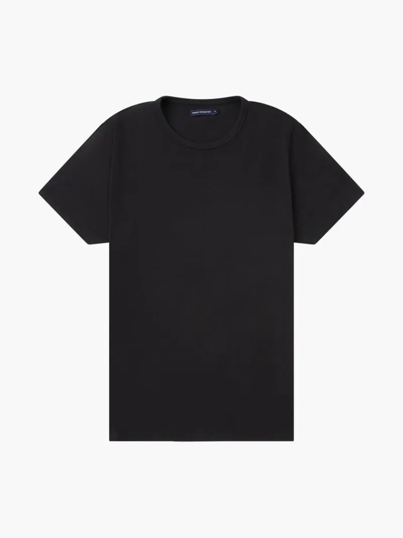 FRENCH CONNECTION T-Shirts & Polo Shirts<Crew 081 T-Shirt Black
