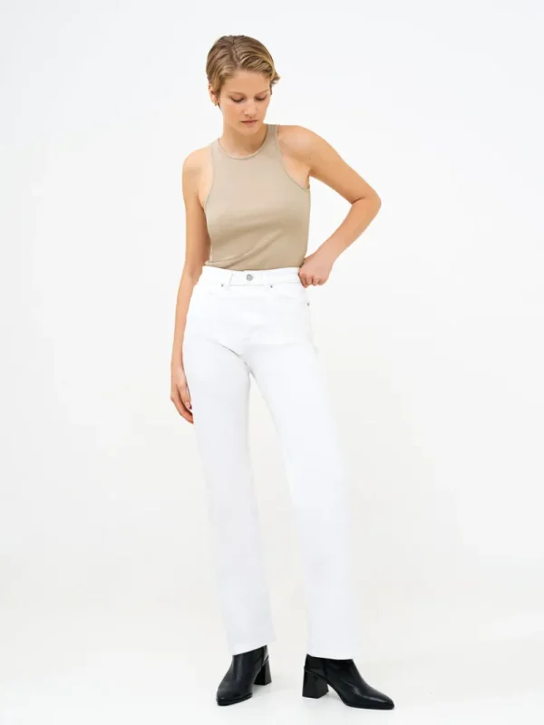 FRENCH CONNECTION Co-ords | Jeans | Women's Trousers<Denim Stretch Wide Leg Jeans White