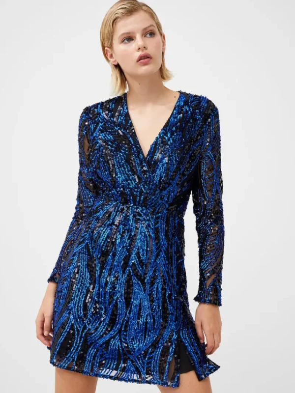 FRENCH CONNECTION Party Dresses<Deniz Embellished Mini Dress SurfTheWeb
