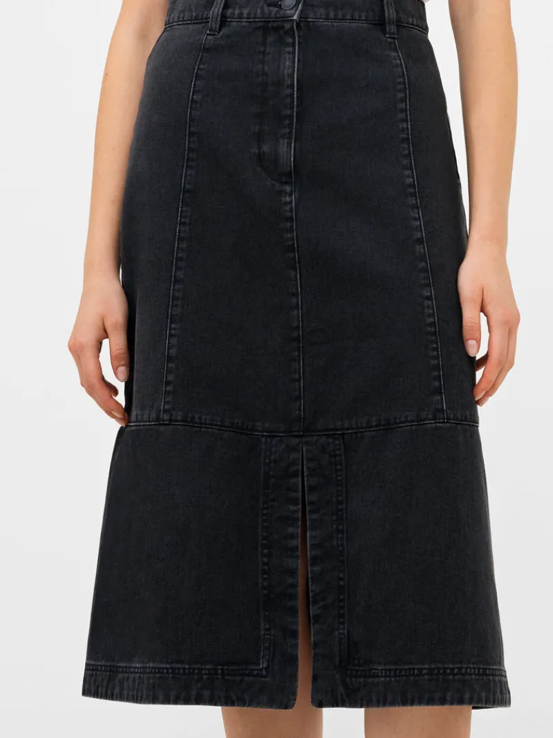 FRENCH CONNECTION Women's Skirts | Skirts & Shorts | Jeans<Denver Denim Midi Skirt VintageBlack