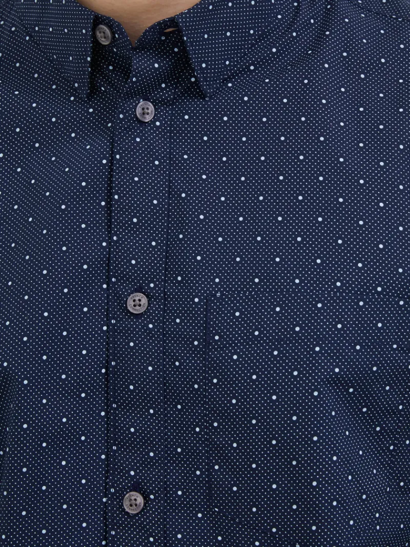 FRENCH CONNECTION Men's Shirts<Design Long Sleeve Shirt NavySpot