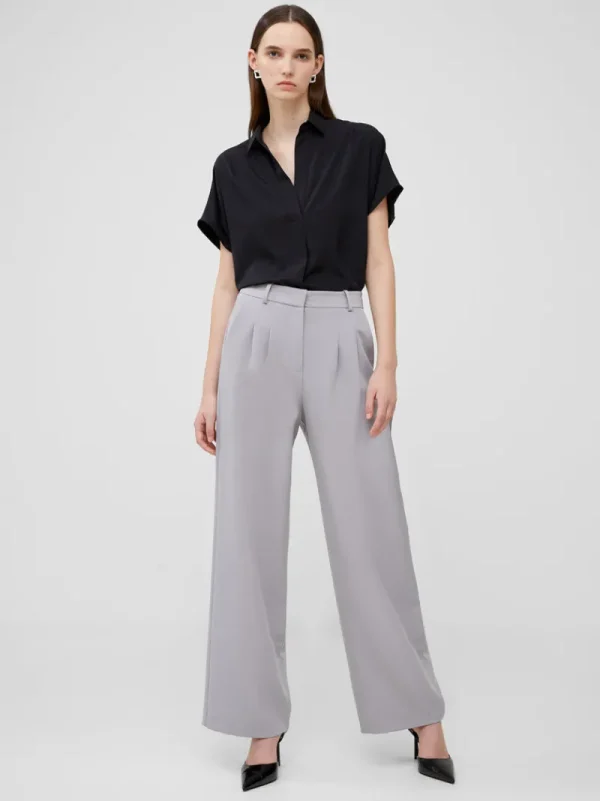 FRENCH CONNECTION Women's Trousers<Echo Crepe Trousers Alloy