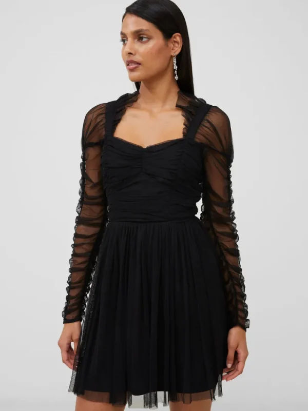 FRENCH CONNECTION Party Dresses<Edrea Tulle Mini Dress Blackout