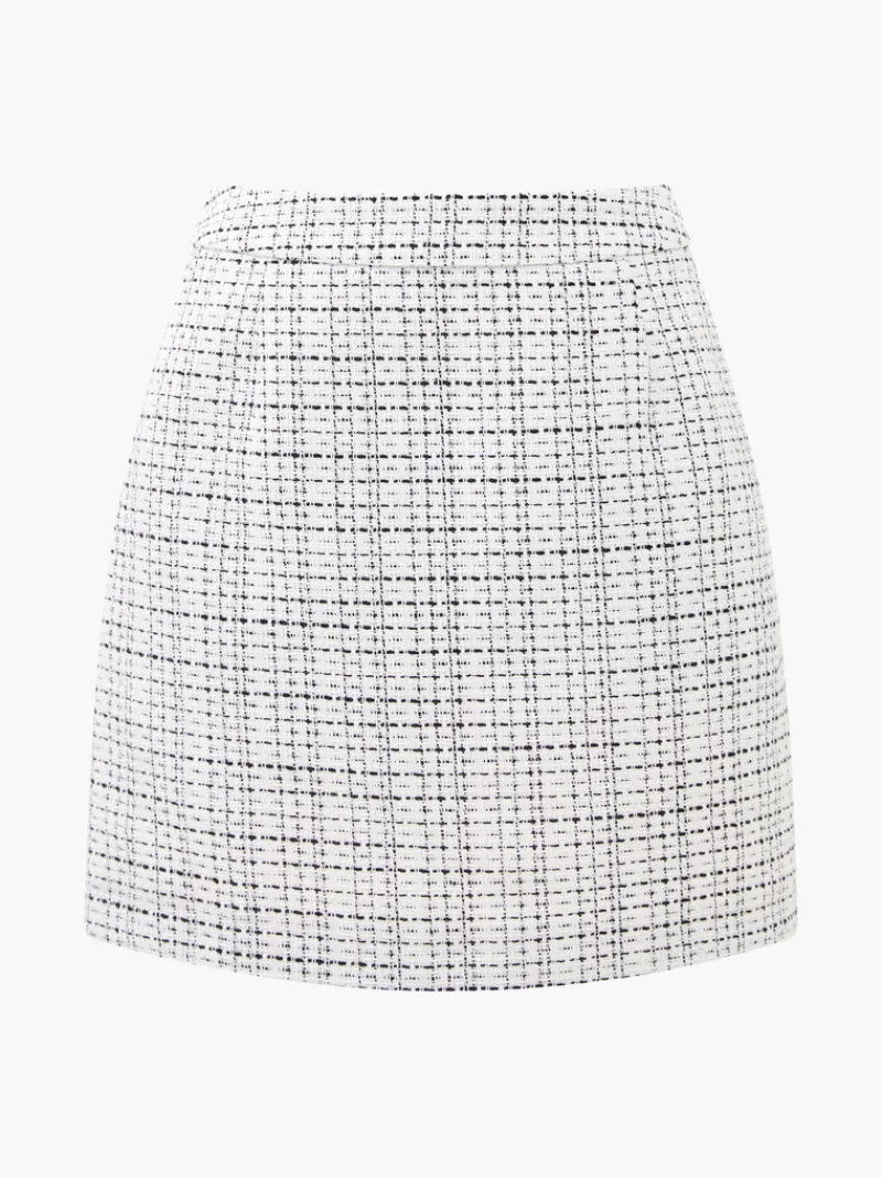 FRENCH CONNECTION Women's Skirts | Women's Suits | Skirts & Shorts<Effie Boucle Mini Skirt ClassicCream/Blacko