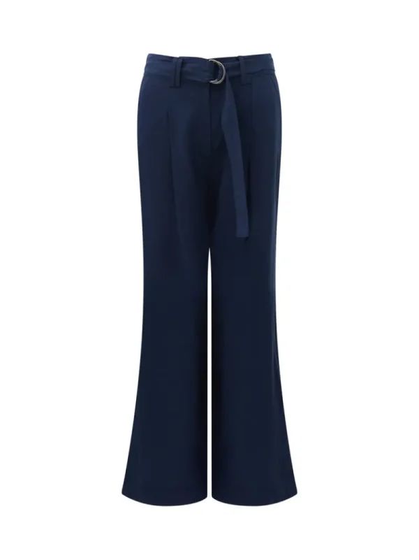 FRENCH CONNECTION Women's Trousers<Elkie Twill Trousers Marine