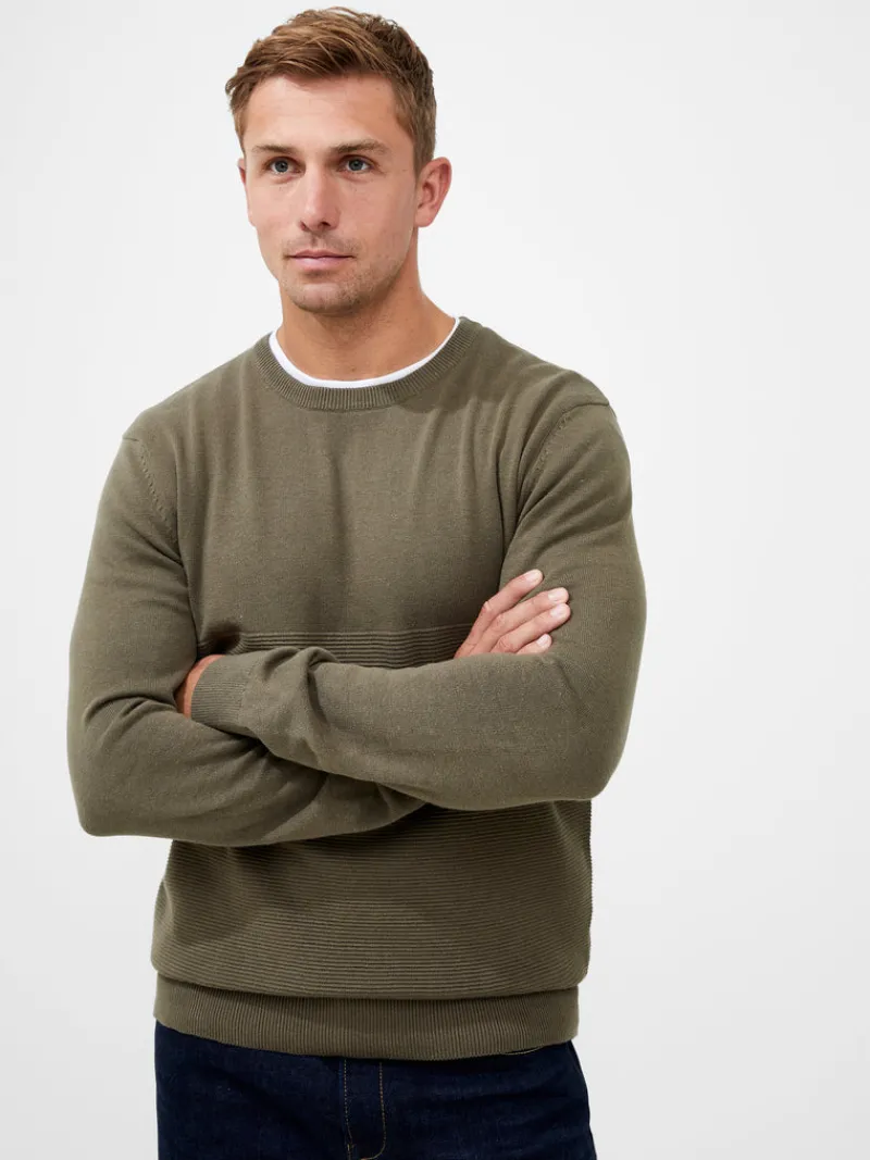FRENCH CONNECTION Jumpers & Cardigans<Engineered Ottoman Jumper IvyGreen