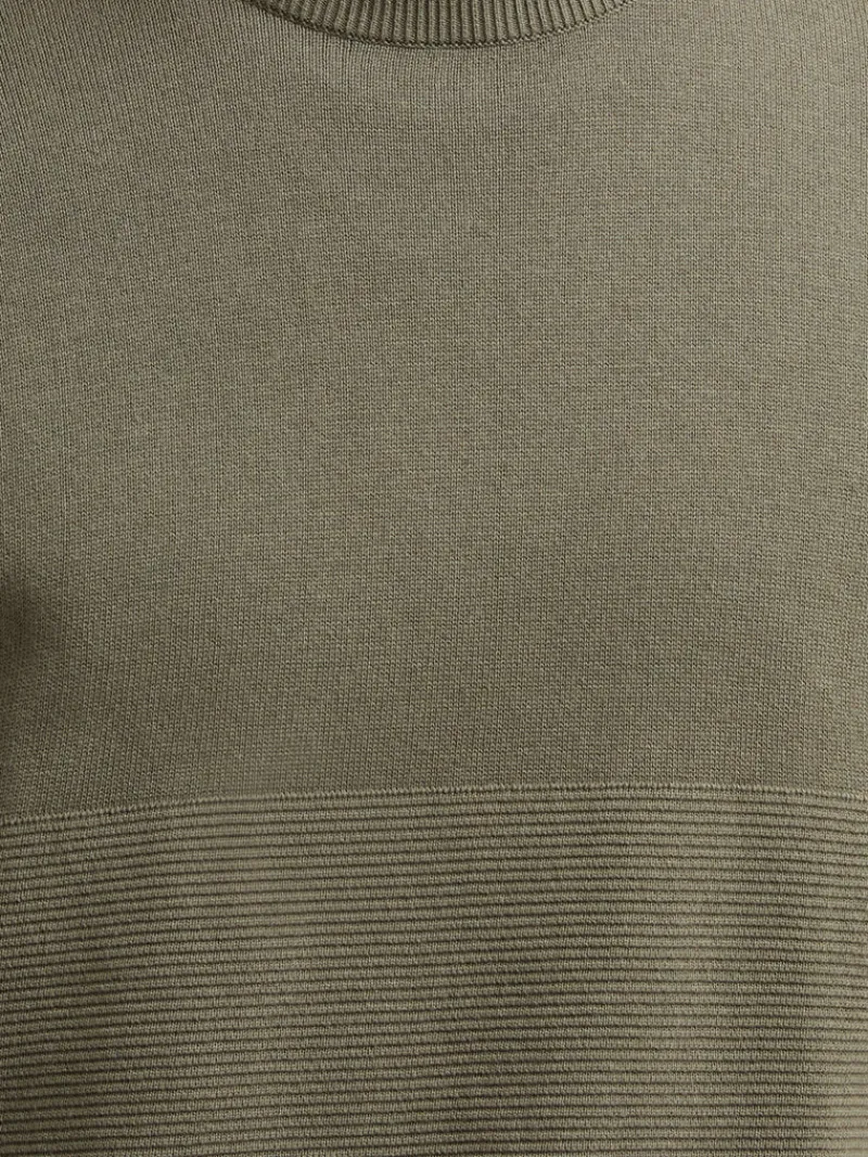 FRENCH CONNECTION Jumpers & Cardigans<Engineered Ottoman Jumper IvyGreen