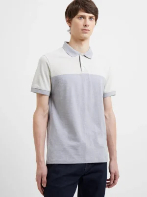 FRENCH CONNECTION T-Shirts & Polo Shirts<Engineered Pique Polo LightGreyMelMulti