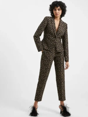 FRENCH CONNECTION Women's Suits | Co-ords<Estella Jacquard Trousers Blackout