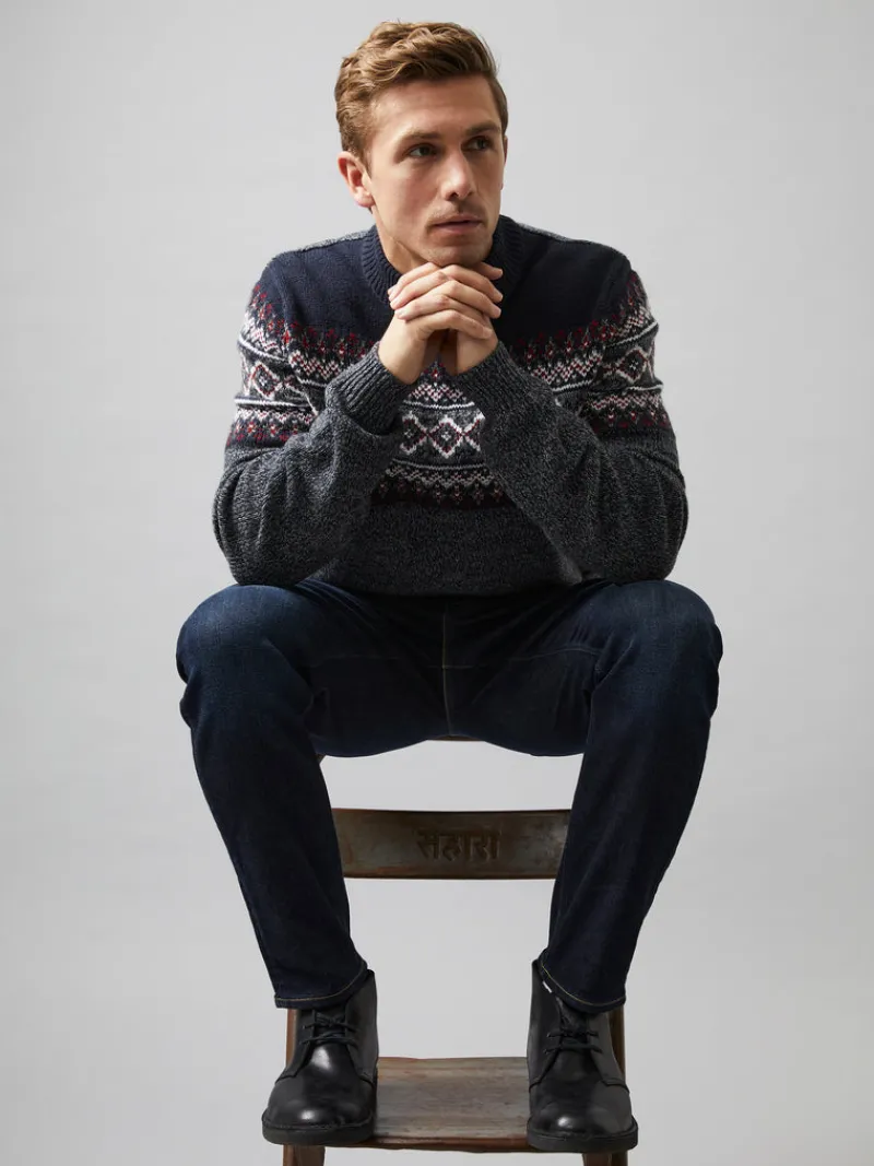 FRENCH CONNECTION Jumpers & Cardigans<Fairisle Jumper DarkNavy