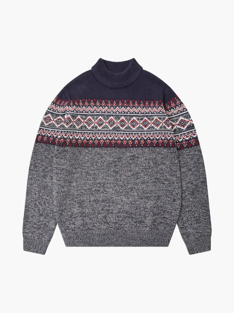 FRENCH CONNECTION Jumpers & Cardigans<Fairisle Jumper DarkNavy