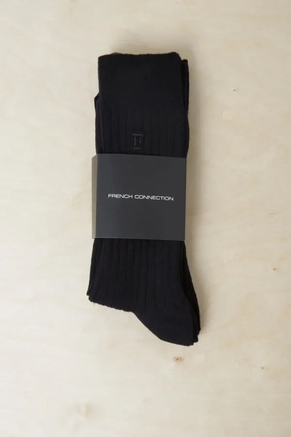 FRENCH CONNECTION Underwear & Socks<Fencing Basics Socks Black