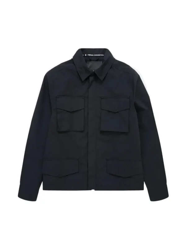 FRENCH CONNECTION Coats & Jackets<Field Jacket Black