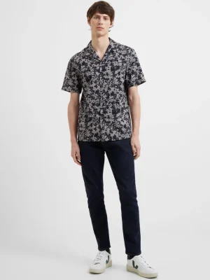 FRENCH CONNECTION Men's Shirts<Fistral Cotton Shirt BlackOnyxMulti