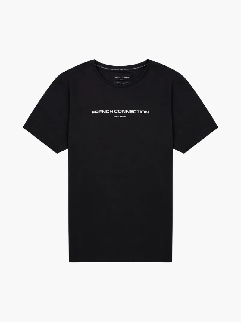 FRENCH CONNECTION T-Shirts & Polo Shirts< T-Shirt Black