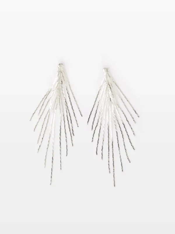 FRENCH CONNECTION Jewellery<Fringe Stud Earrings Silver