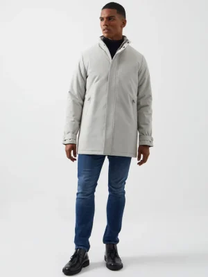 FRENCH CONNECTION Sale | Coats & Jackets<Funnel Neck Mac Coat Stone