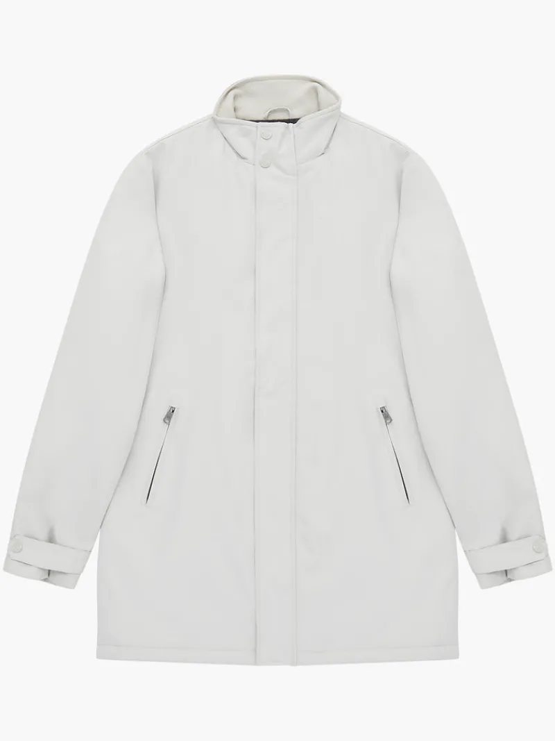 FRENCH CONNECTION Sale | Coats & Jackets<Funnel Neck Mac Coat Stone