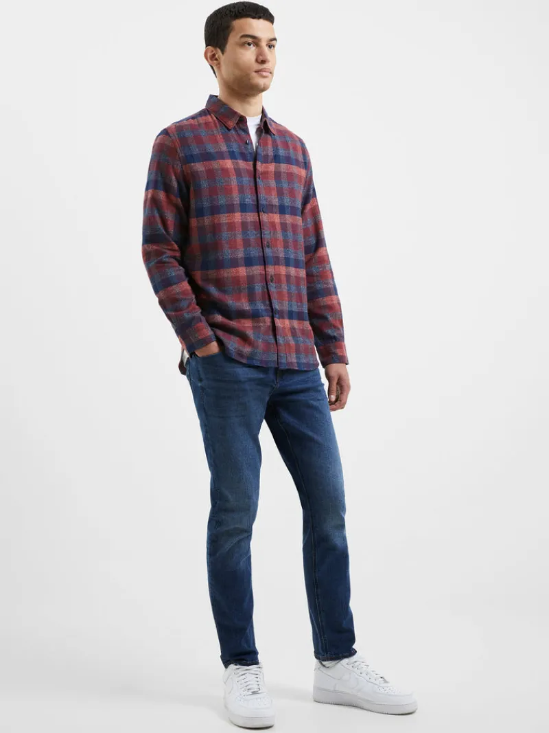 FRENCH CONNECTION Sale | Men's Shirts<Grindle Check Long Sleeve Shirt RedMulti
