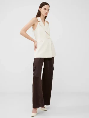 FRENCH CONNECTION Women's Suits | Co-ords | Coats & Jackets<Harry Suiting Halterneck Waistcoat ClassicCream