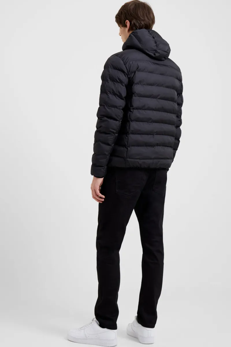 FRENCH CONNECTION Coats & Jackets<Hooded Row Padded Jacket Black