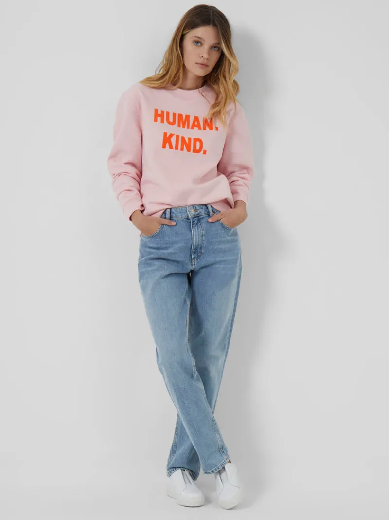 FRENCH CONNECTION Hoodies & Sweatshirts<Human. Kind. Sweatshirt CrystalRose