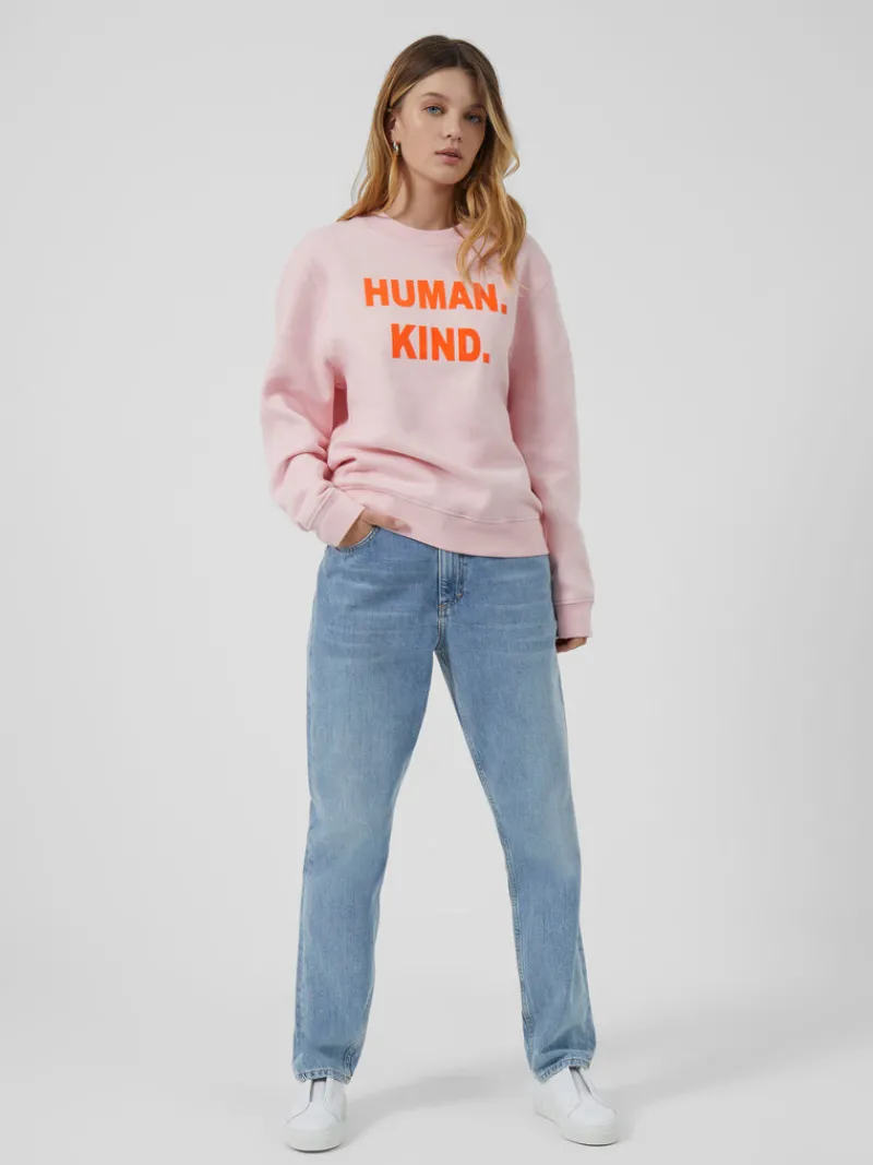 FRENCH CONNECTION Hoodies & Sweatshirts<Human. Kind. Sweatshirt CrystalRose