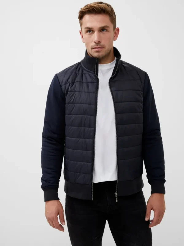 FRENCH CONNECTION Coats & Jackets<Hybrid Bomber Jacket Navy